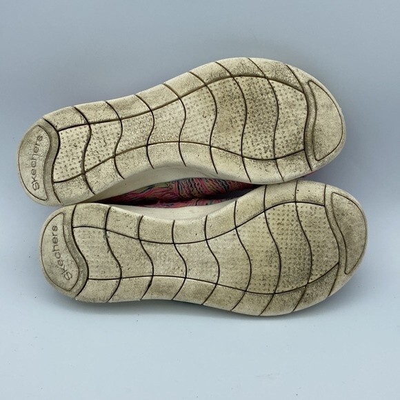 Skechers Girls Slip-on Pureflex 3-Wavy Dreamer Sneaker Size Turquoise Pink 13 - Picture 7 of 8